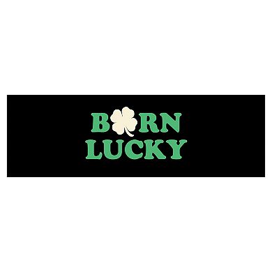 Born Lucky Clover Graphic Travel Mug