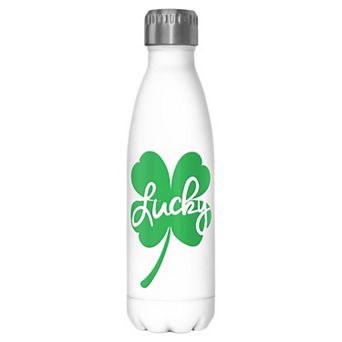 Lucky Shamrock Graphic Stainless Steel Bottle