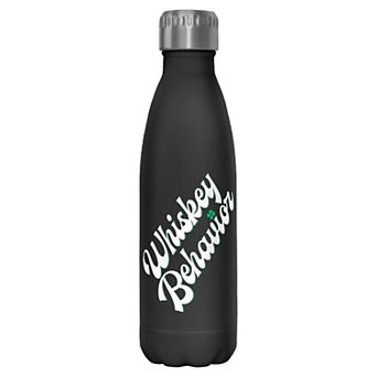 Whiskey Behavior Graphic Stainless Steel Bottle