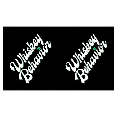 Whiskey Behavior Graphic Stainless Steel Bottle