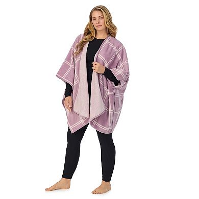 Plus Size Cuddl Duds® Cozy Plush Reversible Blanket Wrap