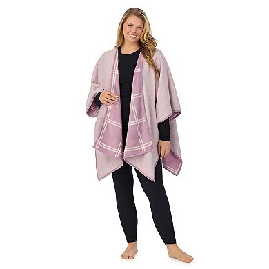 Plus Size Cuddl Duds® Cozy Plush Reversible Blanket Wrap