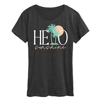 Women's Hello Sunshine Palms Graphic Tee