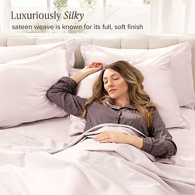 100% Organic Cotton Sateen Sheet Set
