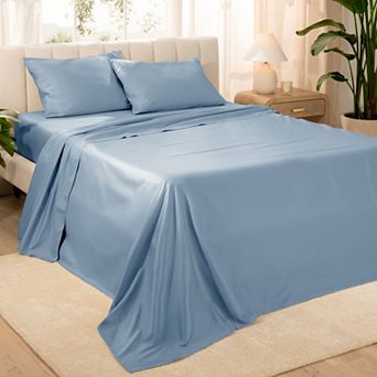 Bare Home 100% Organic Cotton Sateen Sheet Set