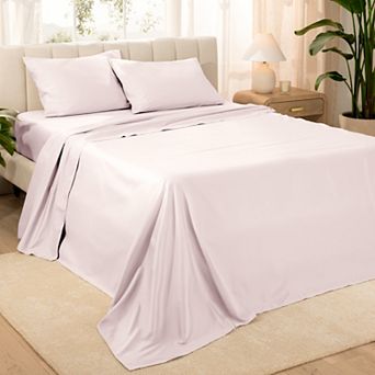 Bare Home 100% Organic Cotton Sateen Sheet Set