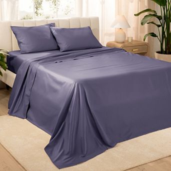Bare Home 100% Organic Cotton Sateen Sheet Set