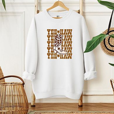 Yeehaw Boot Sweatshirt