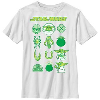 Boys 6-20 The Mandalorian Green Cuteness Graphic Tee