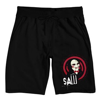 Men's Saw Jigsaw and Title Pajama Shorts