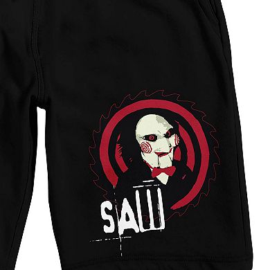 Men's Saw Jigsaw and Title Pajama Shorts