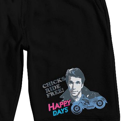 Men's Happy Days The Fonz Pajama Shorts