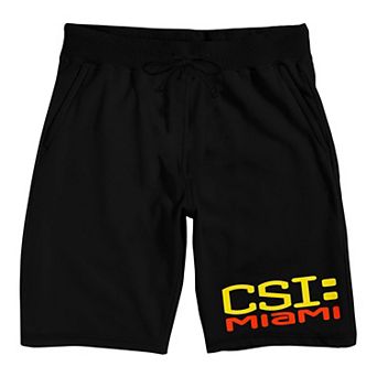 Men's CSI Miami Title Logo Pajama Shorts