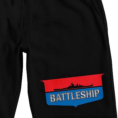 Men's Battleship Shield Logo Sleep Shorts