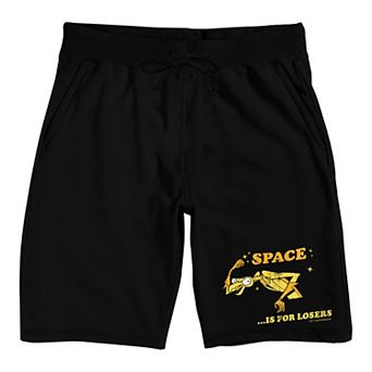 Men's Space Ghost Coast To Coast Space is for Losers Pajama Shorts