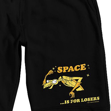 Men's Space Ghost Coast To Coast Space is for Losers Pajama Shorts