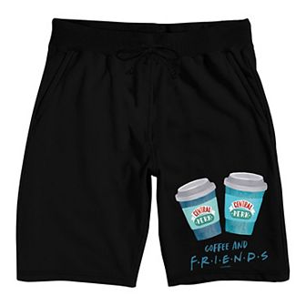 Men's Friends TV Coffee Pajama Shorts