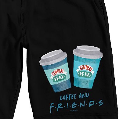 Men's Friends TV Coffee Pajama Shorts