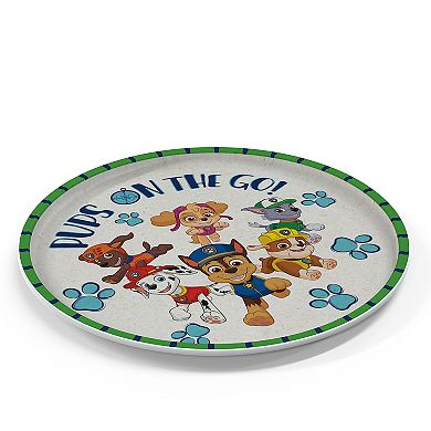 Zak Designs Paw Patrol 8-in. Melamine Bamboo Plate With Rim