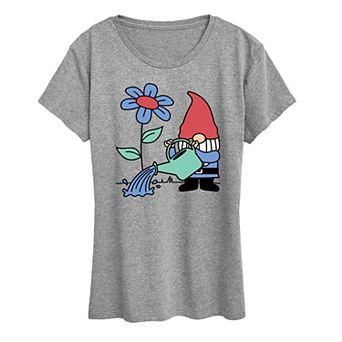Women's Gardening Gnome Graphic Tee