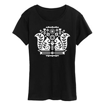 Women's Scandinavian Squirrels Graphic Tee