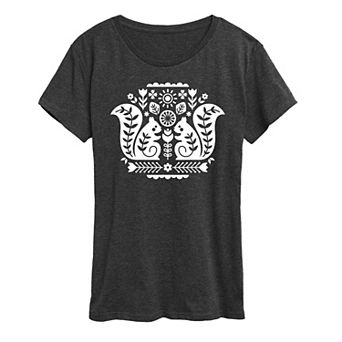 Women's Scandinavian Squirrels Graphic Tee