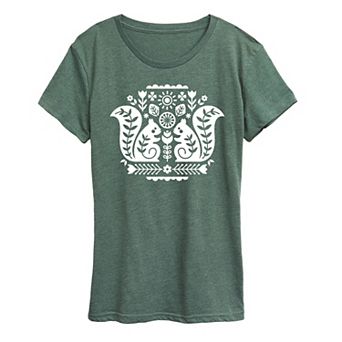 Women's Scandinavian Squirrels Graphic Tee