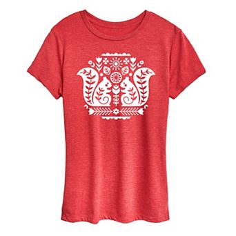 Women's Scandinavian Squirrels Graphic Tee