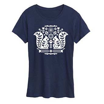Women's Scandinavian Squirrels Graphic Tee