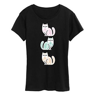 Women's Scandinavian Cats Graphic Tee