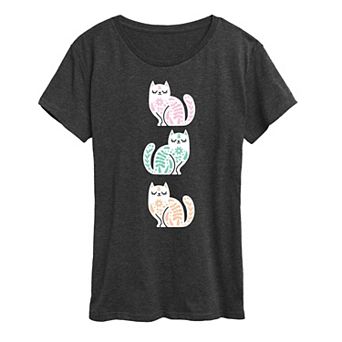 Women's Scandinavian Cats Graphic Tee