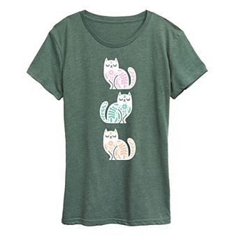 Women's Scandinavian Cats Graphic Tee