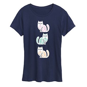 Women's Scandinavian Cats Graphic Tee