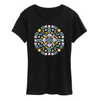 Women's Scandinavian Decorative Oversized Tee