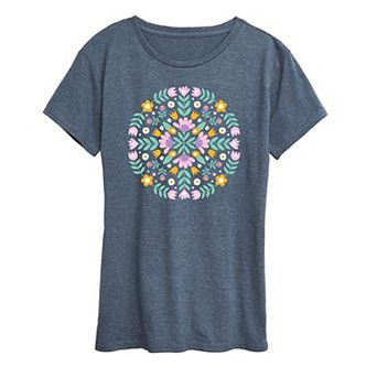 Women's Scandinavian Decorative Oversized Tee