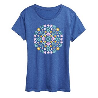 Women's Scandinavian Decorative Oversized Tee