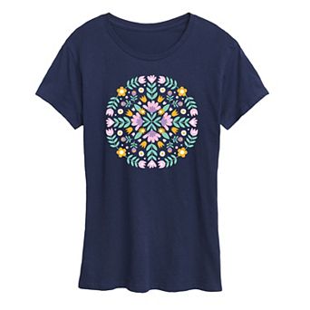 Women's Scandinavian Decorative Oversized Tee