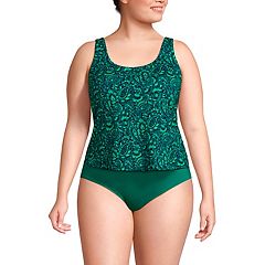 Swimsuits for All Women’s Plus Size Chlorine Resistant Square Neck One  Piece Swimsuit, 24 - Navy Burst