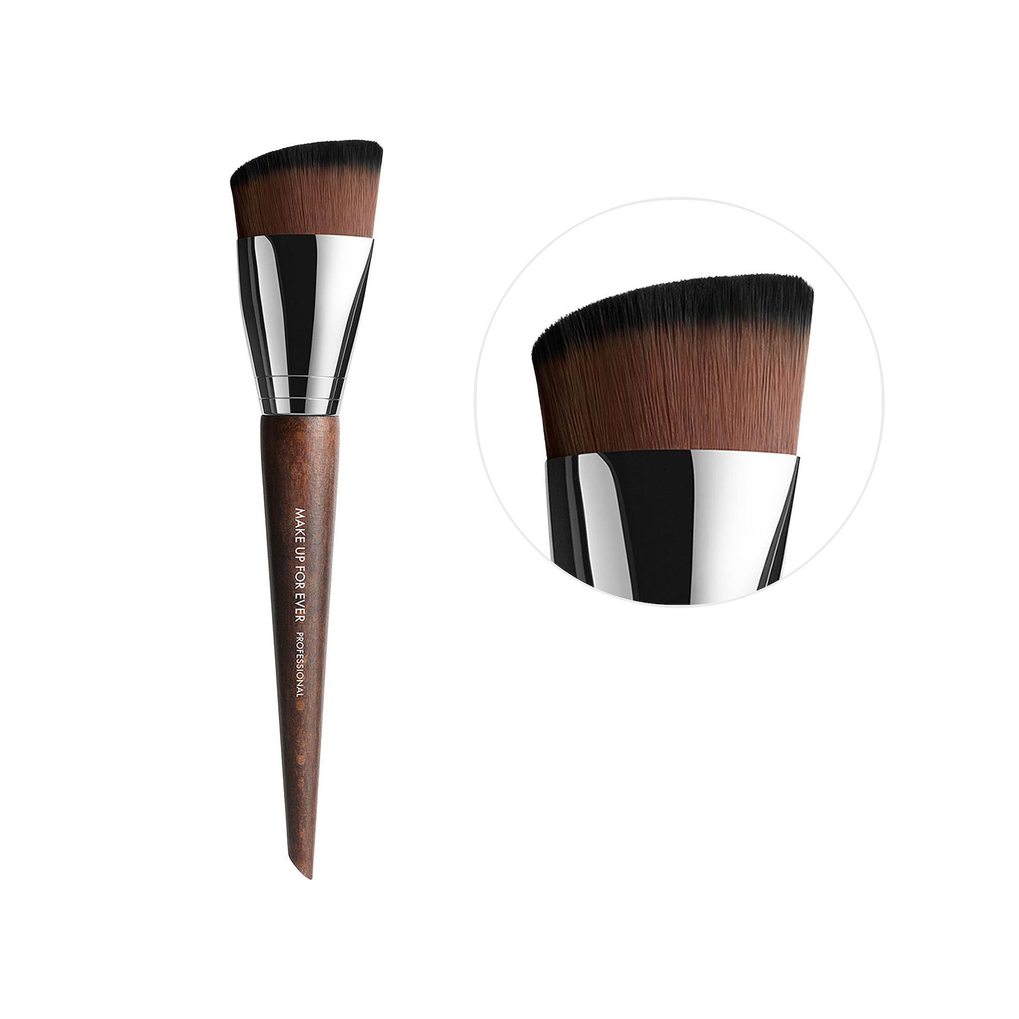MAKE UP FOR EVER #118 HD Skin Hydra Glow Foundation Brush, Size: 0.09Oz, No