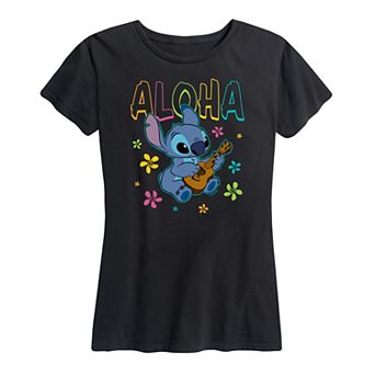 Disney's Lilo & Stitch Women's Aloha Stitch Graphic Tee