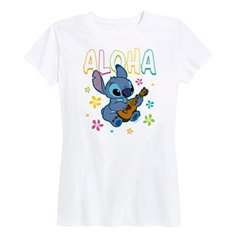 Disney's Lilo & Stitch Women's Aloha Stitch Graphic Tee