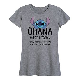Disney's Lilo & Stitch Women's Ohana Graphic Tee