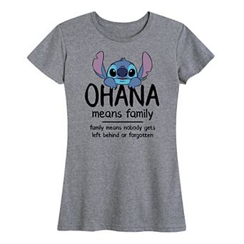 Disney's Lilo & Stitch Women's Ohana Graphic Tee