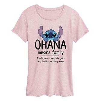 Disney's Lilo & Stitch Women's Ohana Graphic Tee