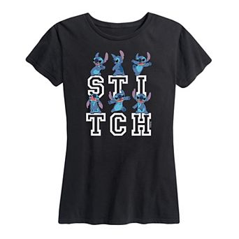 Disney's Lilo & Stitch Women's Poses Graphic Tee