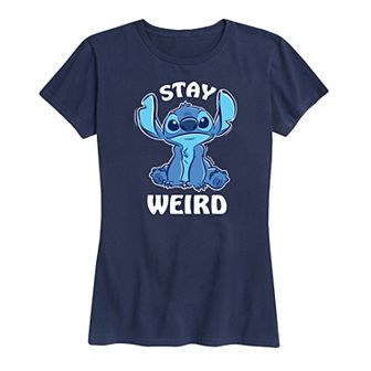 Disney's Lilo & Stitch Women's Stay Weird Graphic Tee