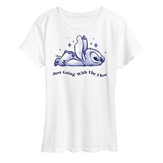 Disney's Lilo & Stitch Women's Go With The Flow Graphic Tee