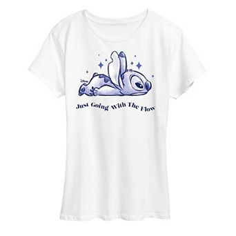 Disney's Lilo & Stitch Women's Go With The Flow Graphic Tee