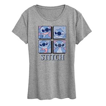 Disney's Lilo & Stitch Women's Grid Graphic Tee