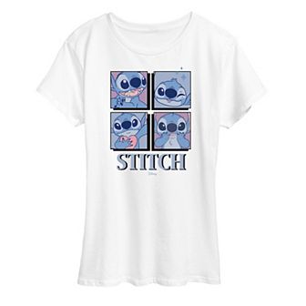 Disney's Lilo & Stitch Women's Grid Graphic Tee